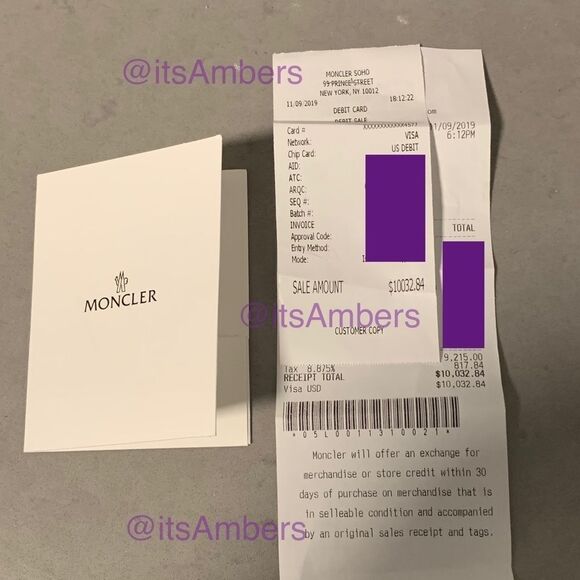 Limited Edition RARE Moncler x Palm Angels Silver Logo Chain Belt / Necklace - Picture 16 of 16